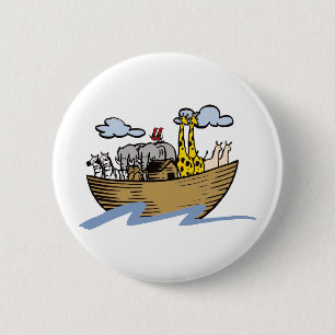 Noah's Ark 6 Cm Round Badge