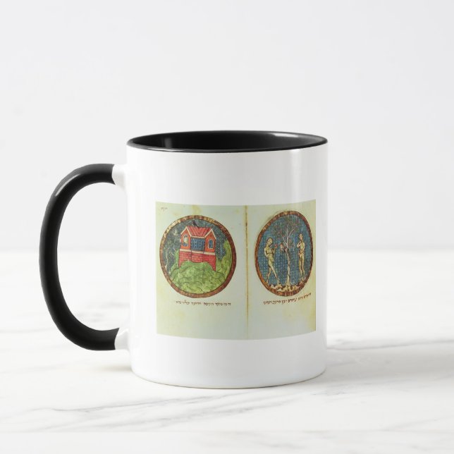 Noah's Ark and Adam and Eve Mug (Left)