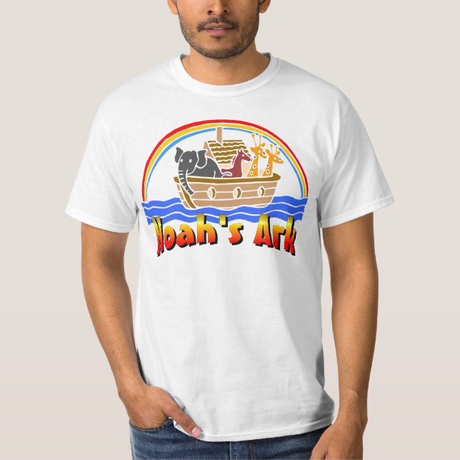 Noah's ark and rainbow T-Shirt (Front)