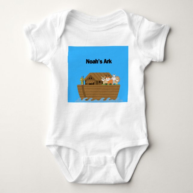 Noah's Ark  Baby Bodysuit (Front)