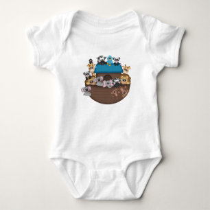 Noah's Ark Baby Jersey Bodysuit