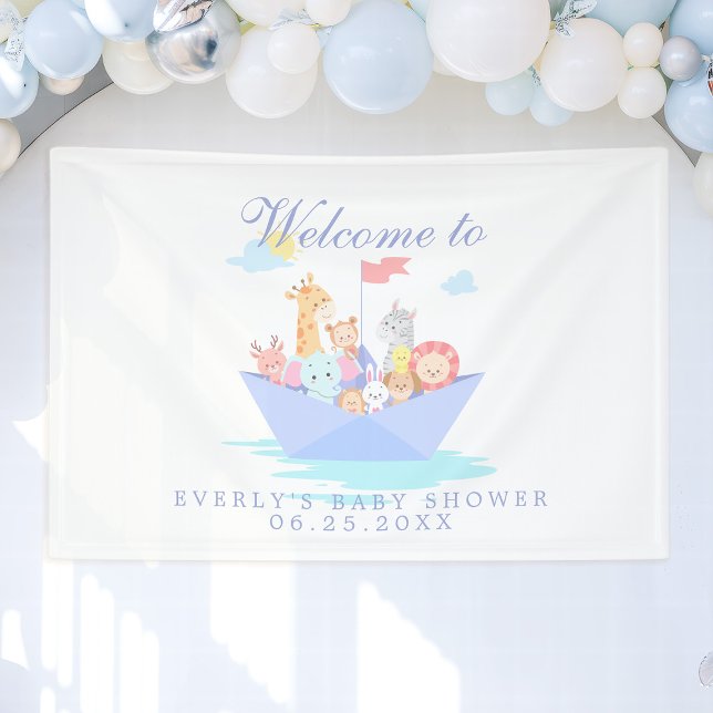 Noah's Ark Baby Shower Banner (Creator Uploaded)