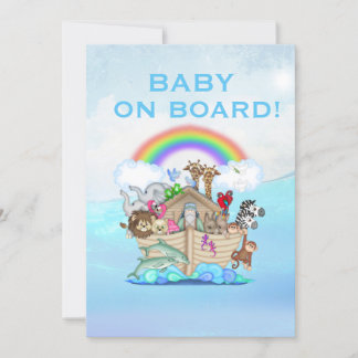 Noah's Ark Baby Shower Invitation
