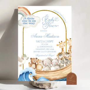 Noah's Ark Baby Shower Invitation
