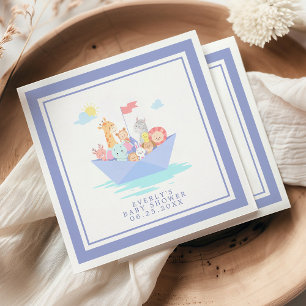 Noah's Ark Baby Shower Napkin