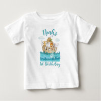 Noah's ark birthday Name shirt