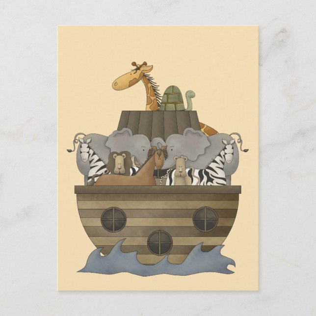 Noah's Ark Blank - Personalise It Yourself Postcard (Front)