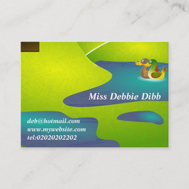 Noahs Ark Business Card (Front)