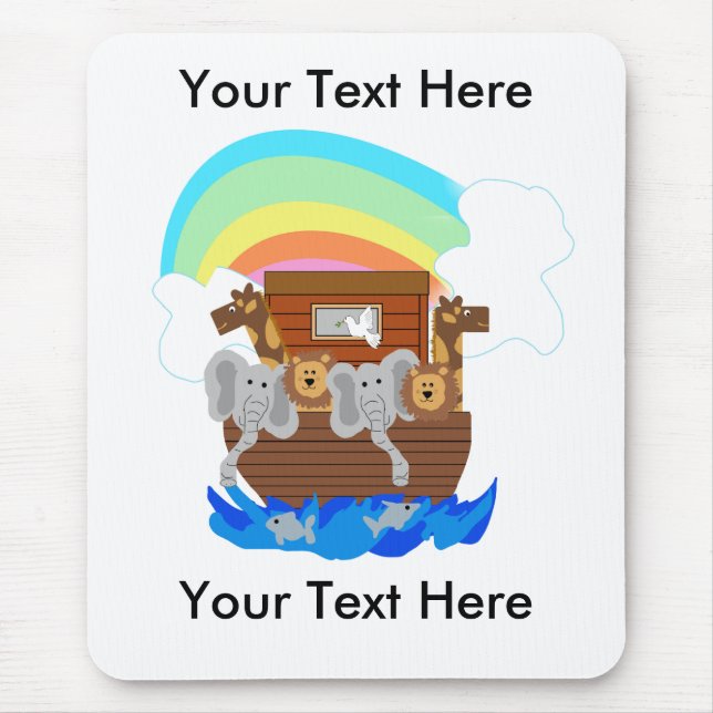 Noah's Ark Customisable Mouse Pad (Front)
