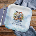 Noah's Ark Cute Animals Blue Boy Baby Shower Paper Plate<br><div class="desc">Welcome to our "Noah's Ark Cute Animals Blue Boy Baby Shower" collection, where charm meets whimsy in every detail. Inspired by the timeless story of Noah's Ark, this collection captures the innocence and joy of welcoming a new bundle of joy into the world. Imagine adorable animals in soft shades and...</div>