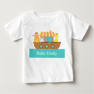 Noah's Ark, Cute Animals for Baby Boy or Girl T-Shirt