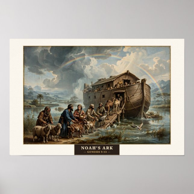 Noah's Ark — Da Vinci Style Poster (Front)