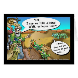 "Noah's Ark" Funny Cartoon Tees Gifts Collectibles