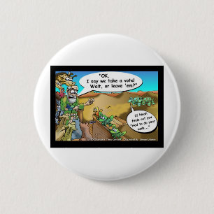 "Noah's Ark" Funny Cartoon Tees Gifts Collectibles 6 Cm Round Badge