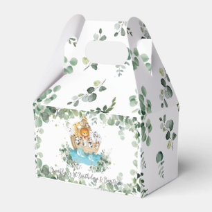 Noah's Ark Greenery Baptism 1st First Birthday  Favour Box