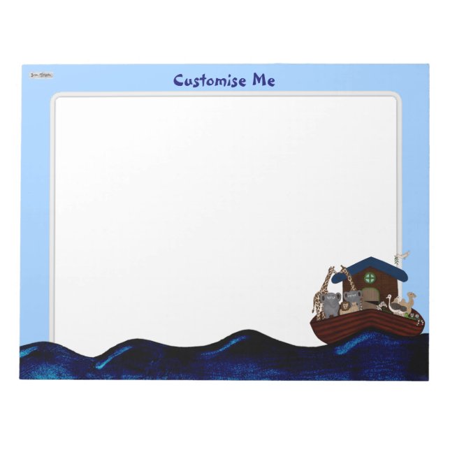 Noah's Ark Notepad (Front)