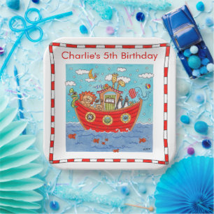 Noah's Ark  Paper Plate