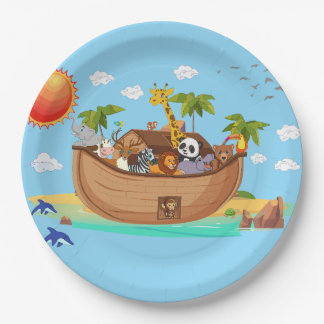Noah's Ark Paper Plate