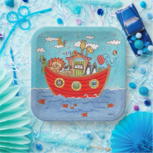Noah's Ark  Paper Plate