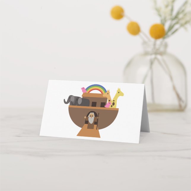 Noah's Ark Place Card (Front)