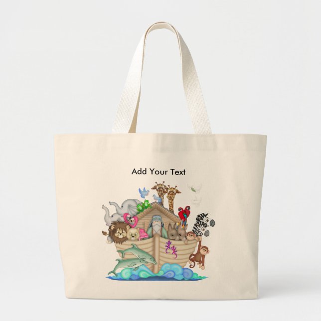 Noah's Ark - SRF Large Tote Bag (Front)