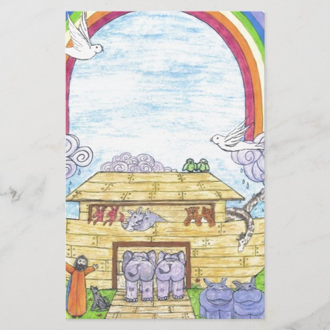 Noah's Ark Stationery (Front)