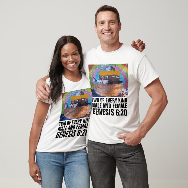 NOAH'S ARK T-Shirts, TWO OF EVERY KIND T-Shirt (Unisex)