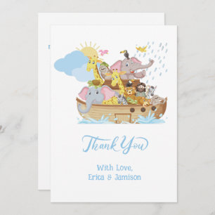 Noah's Ark Thank You Card