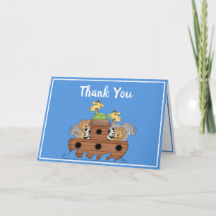 Noahs Ark Thank You  Note Card