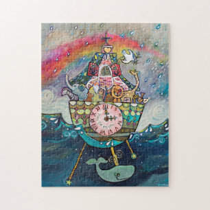Noah's Ark with Rainbow Puzzle