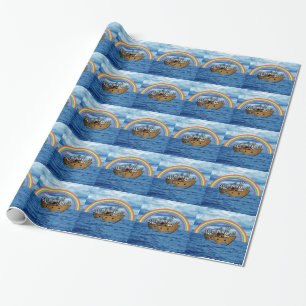 Noah's Ark Wrapping Paper