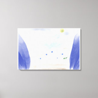 Noah's Flock Saw... Canvas Print