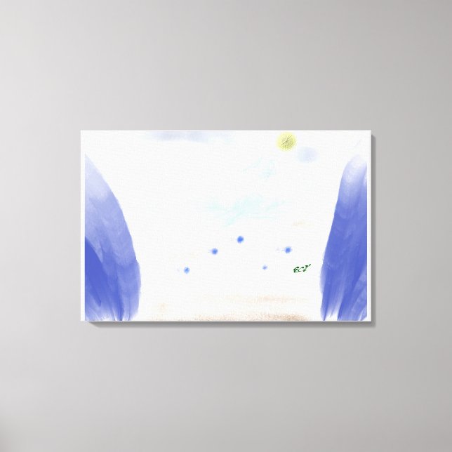 Noah's Flock Saw... Canvas Print (Front)