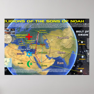Noah's Son's Religions Poster