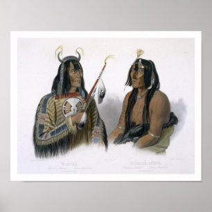 Noapeh, an Assiniboin Indian and Psihdja-Sahpa, a Poster
