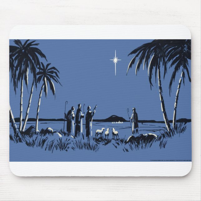 NOB160 Nativity 2.tif Mouse Pad (Front)