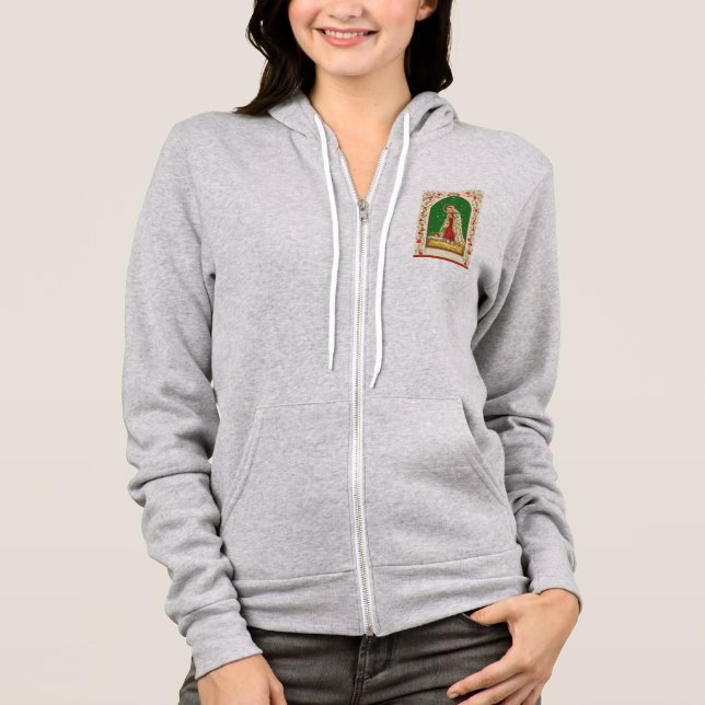 NOB165 Mary and Baby Jesus.tif Hoodie (Front)