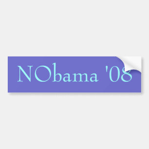 Nobama '08 Bumper Sticker