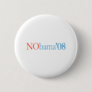 NOBAMA '08 - Customized 6 Cm Round Badge