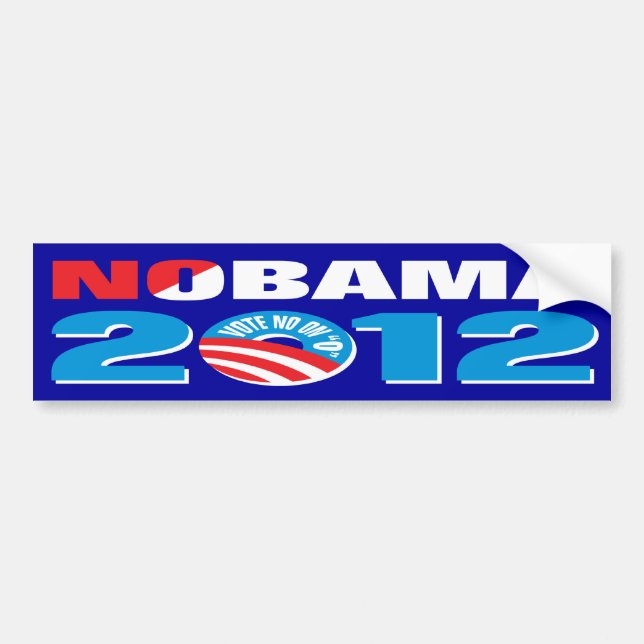 NOBAMA 2012 BUMPER STICKER (Front)