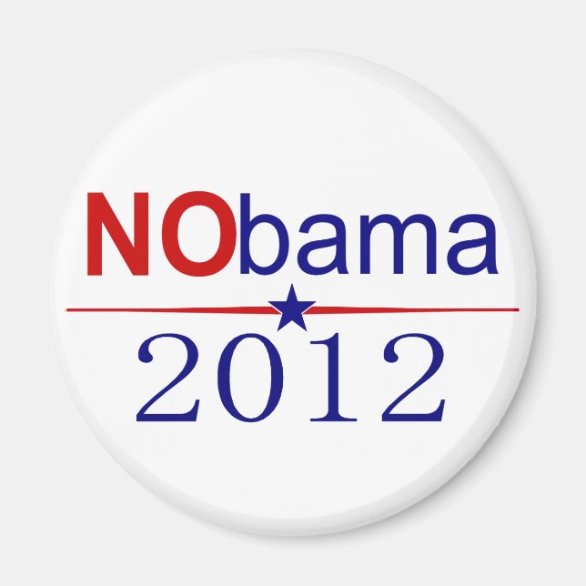 NObama 2012 election Magnet (Front)