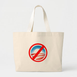 NOBAMA Anti Obama T shirts, Mugs, Hoodies Large Tote Bag
