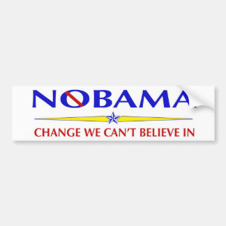 Nobama bumper sticker