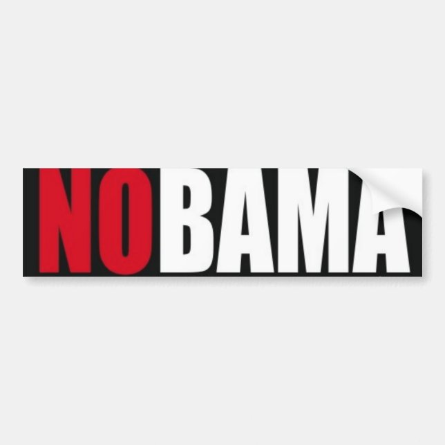 NOBAMA Bumper Sticker (Front)