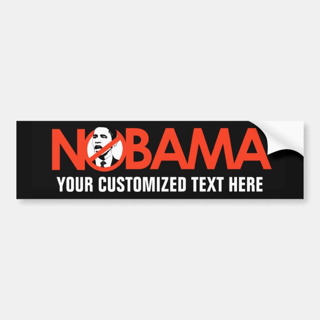 NOBAMA BUMPER STICKER (Front)