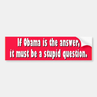 NOBAMA BUMPER STICKER