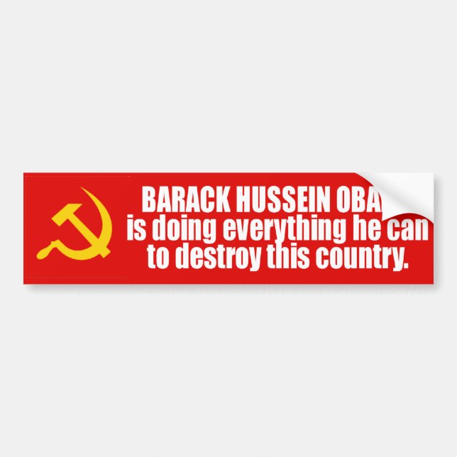 nobama bumper sticker (Front)