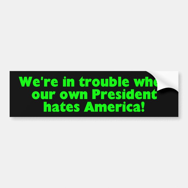 Nobama Bumper Sticker (Front)