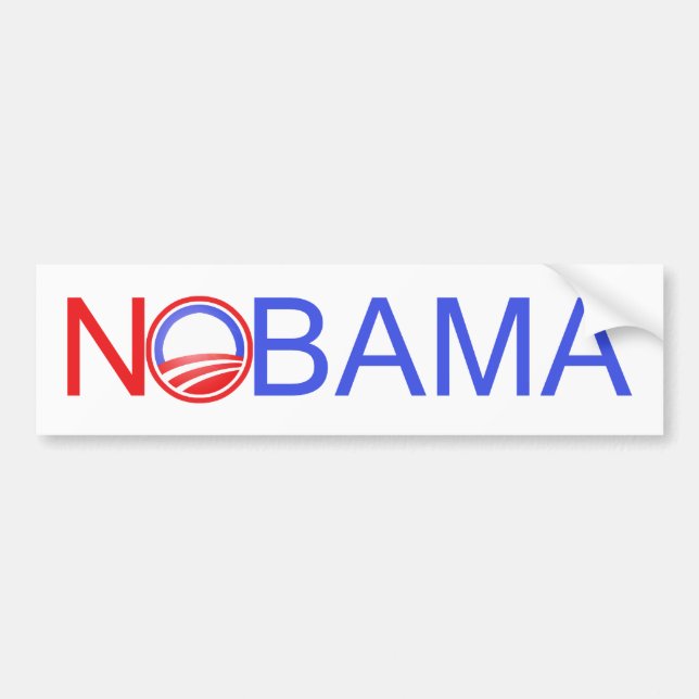 Nobama Bumper Sticker (Front)