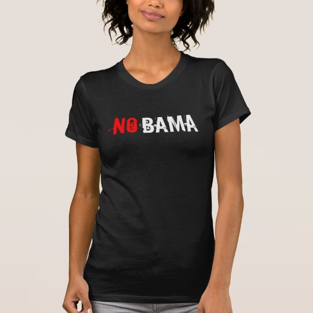 NOBAMA No Obama T-shirt (Front)